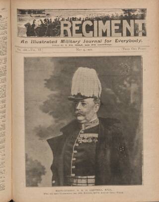 cover page of The Regiment published on May 4, 1901