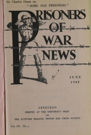cover page of Prisoners of War News published on June 1, 1942