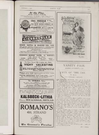 cover page of Vanity Fair published on November 2, 1910