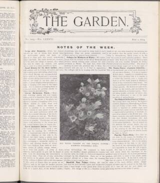 cover page of The Garden published on May 2, 1914